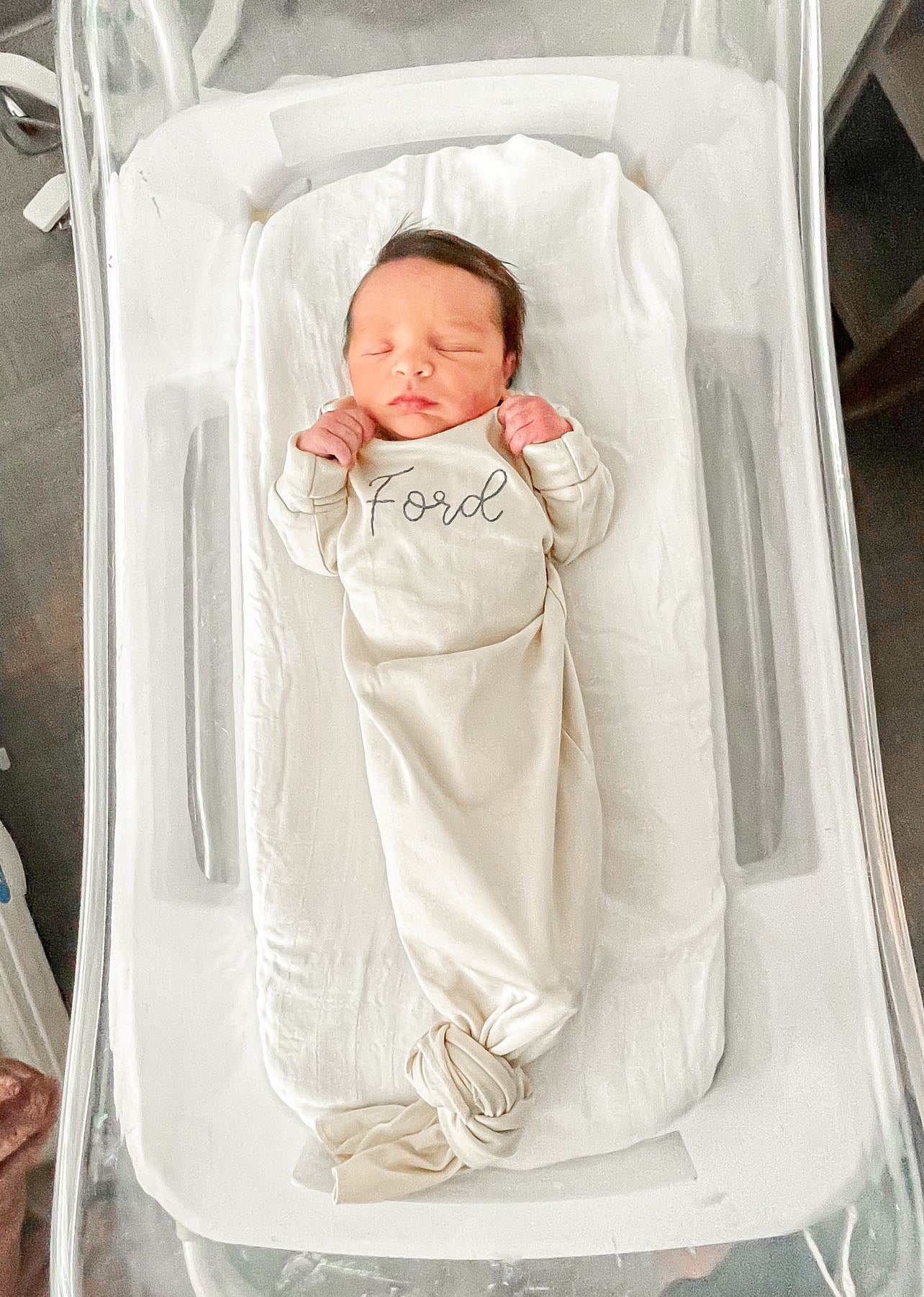 Newborn Gown & Hat