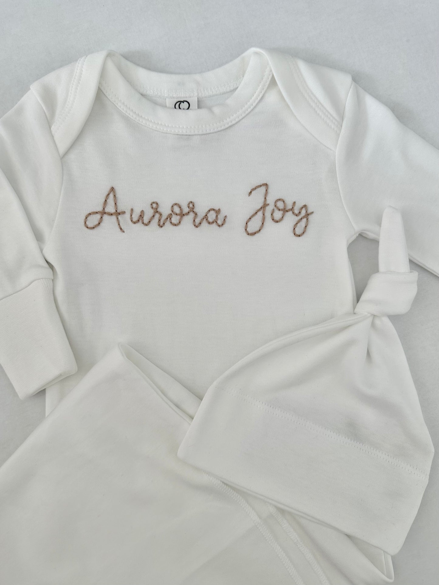 Newborn Gown & Hat