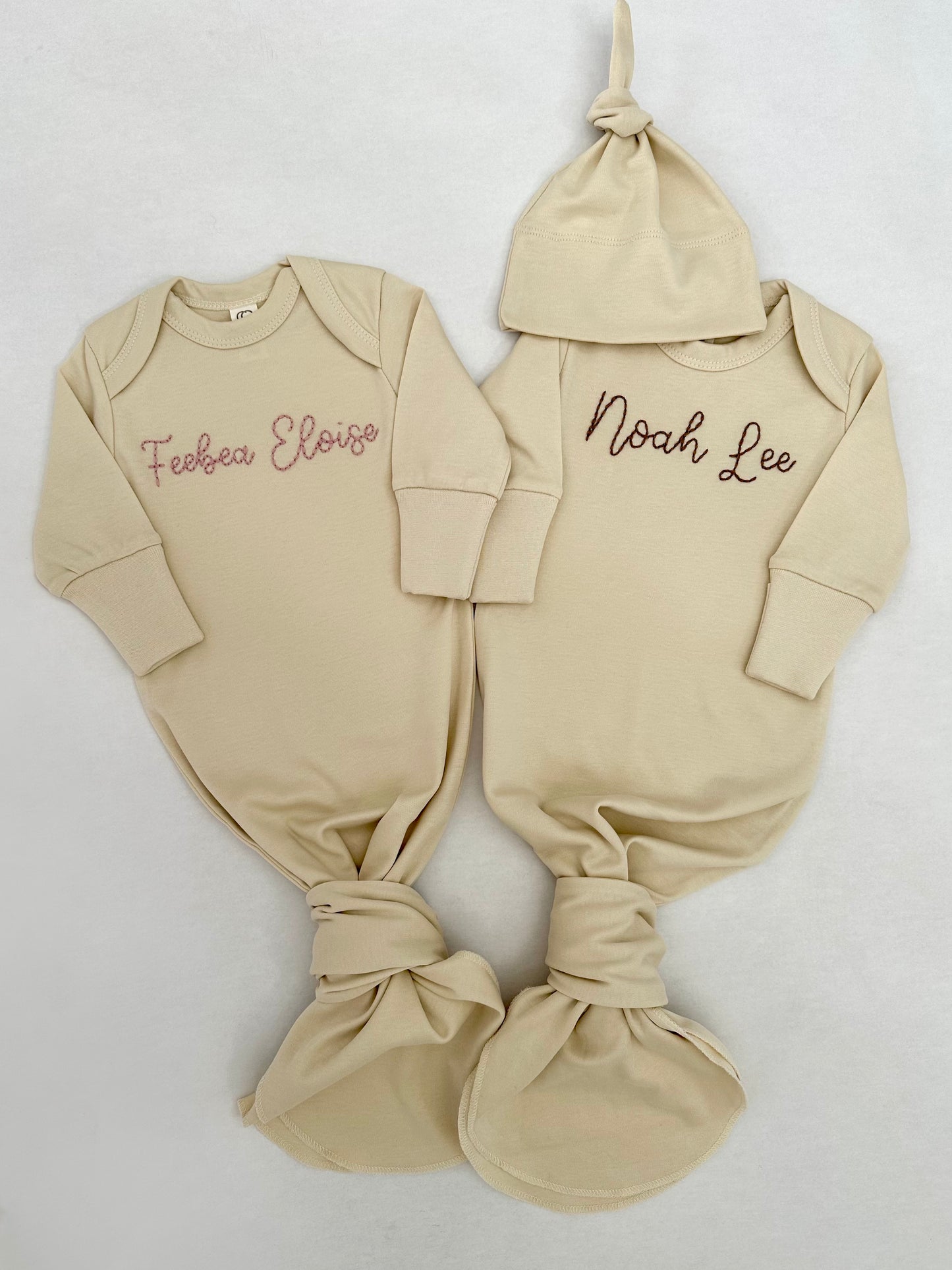 Newborn Gown & Hat