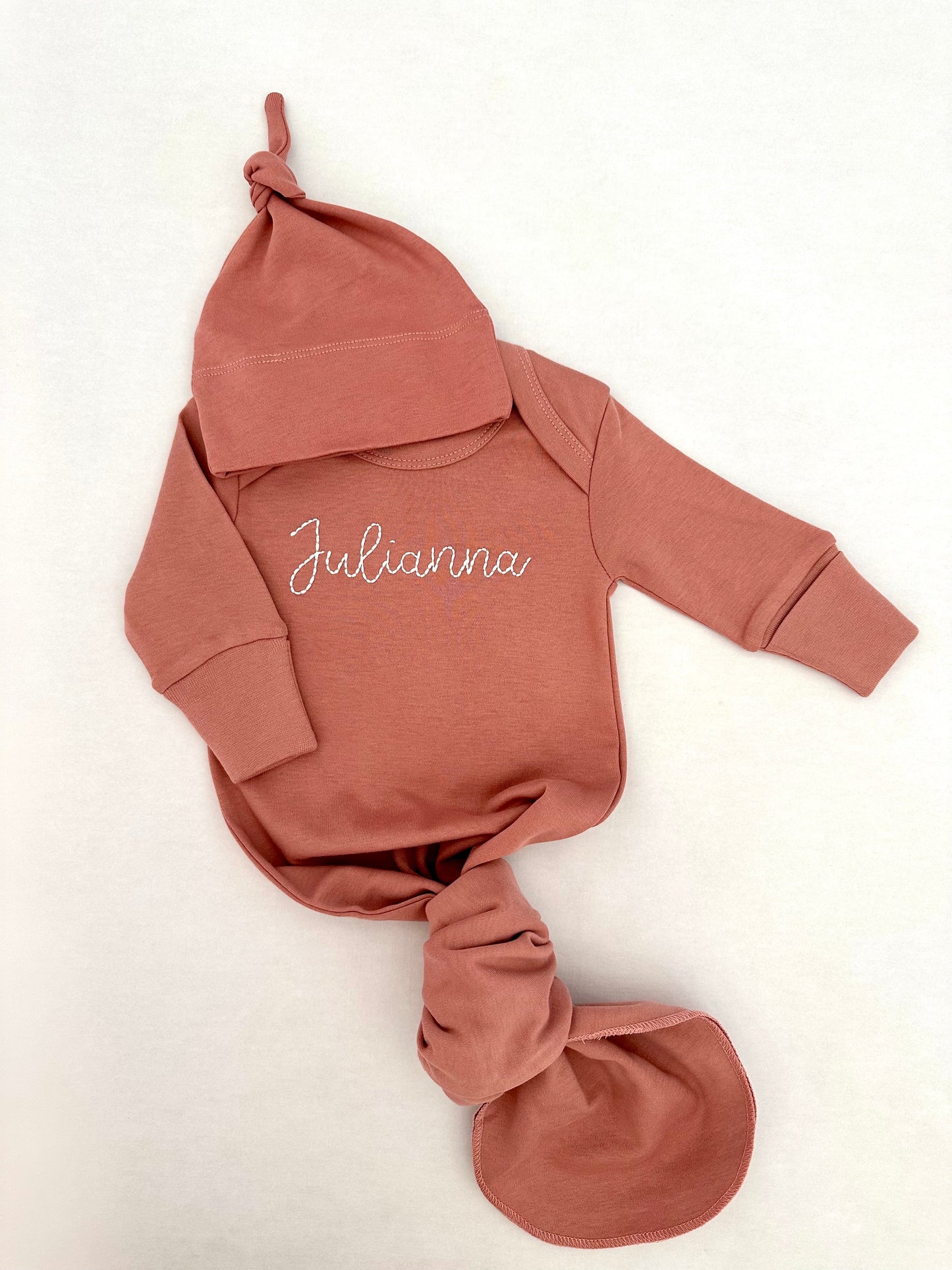 Newborn Gown & Hat